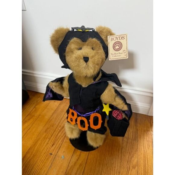 The Danbury Mint - Boo, The Boyds Halloween Bear 17" Tall - Picture 1 of 8